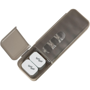 Cutie Organizatoare pentru Cabluri,  din Plastic, 28 x 9 x 6 cm, Gri