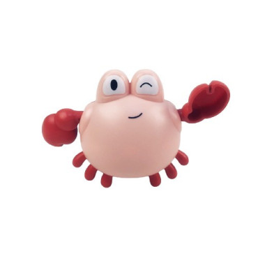 Jucarie de baie pentru copii, Cyrax, crab roz