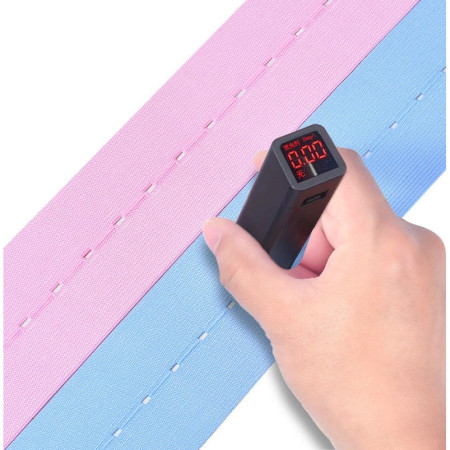 Set 2 Centuri de Monitorizare a Ritmului Cardiac Fetal,  Material Moale si Elastic, 6 x 130 cm, Albastru/Roz