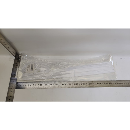 Set 10 Bete cu Rozete pentru Baloane, Cyrax, Suporturi de plastic, Usor de instalat, Reutilizabil, Pentru aniversare, Nunta, Ziua de Nastere, Decor, 40 cm, Transparente
