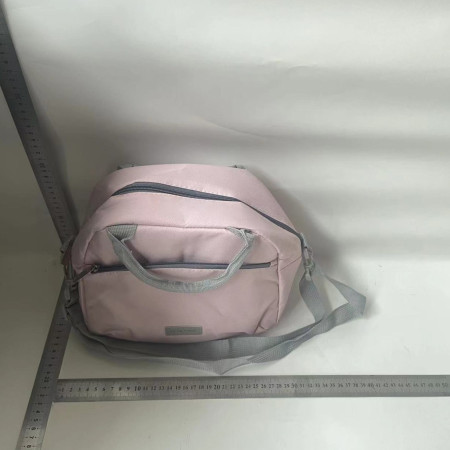 Geanta Termica pentru Pranz Cyrax, Multifunctionala, Compartimentata, Impermeabila, 2 Tipuri de Manere, 26x14.3x21.2 cm, Roz