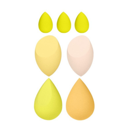 Set Buretei Machiaj, Cyrax, Premium, 7 bucati, galben