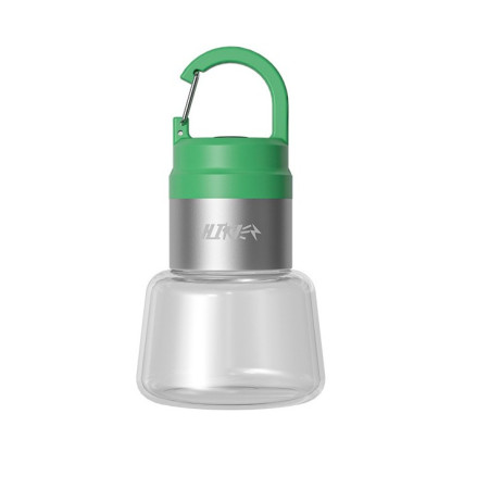 Lampa Portabila,  de Voiaj/Camping, Incarcare USB, IPX5, LED RGB, din ABS, 300 mAh, 10 x 5.5 x 5.5 cm, Verde