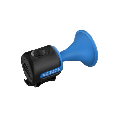 Claxon electric pentru bicicleta, Cyrax, rezistent la apa, 120 dB, albastru