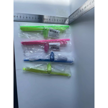 Set 4 Jucarii Libelula Zburatoare, Distractive pentru Copii, Cyrax, Aruncatoare Manuale din Plastic, cu Lumini, Multicolor