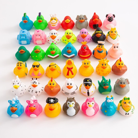Set 50 Ratuste pentru Baie, Cyrax, 6x5.5x5.5 cm, Multicolore