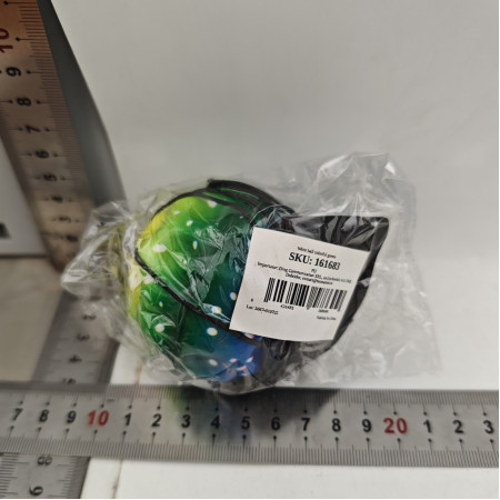 Minge Saltareata Hiperelastica, Cyrax, Space Moon Ball foarte Elastica, Antistress pentru Copii, Diametru 66 mm, Multicolor Verde