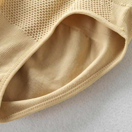 Lenjerie Modelatoare Postpartum, Cyrax, cu Talie Inalta, Control al Burții, Compresie Mare, Insertii din Silicon pentru Sustinere, Nude, M/L