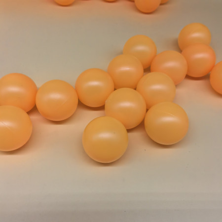 Joc de Baut BEER PONG, Cyrax, Set din 24 Mingi de Tenis si 24 Pahare Reutilizabile, Joc Interactiv pentu Adulti, Albastru Portocaliu