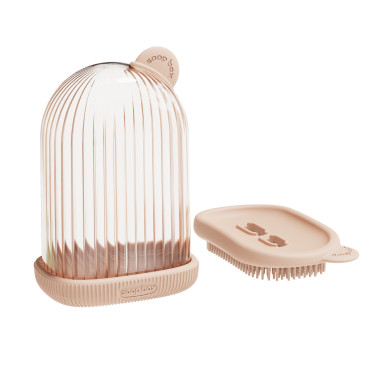 Sapuniera de Calatorie,  Suport pentru Sapun cu Scurgere a Apei, Recipient cu Capac Depozitare, Savoniera pentru Baie, 12.6x6.1x8.4cm, Roz