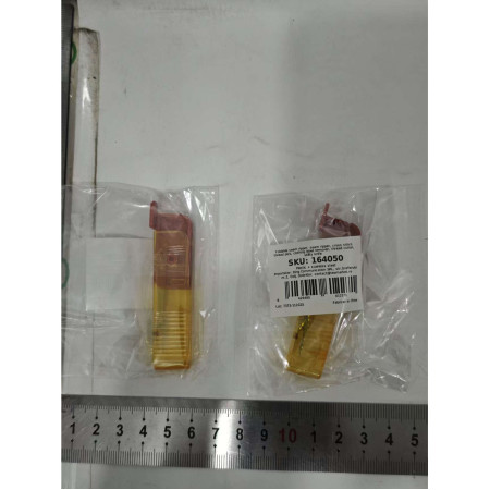 Dispozitiv pentru Descusut,  Taietor de Etichete, 1.7 x 7 cm, Pliabil, din Plastic, Rosu/Galben