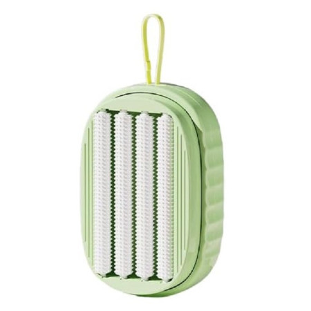 Perie de Spalat Haine,  cu Dispenser pentru Detergent, 4 Perii de Curatare, din ABS + PS, Verde