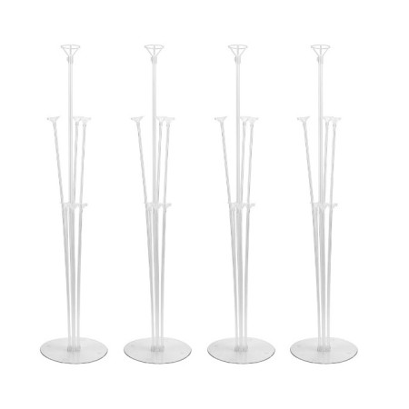 Suport pentru Baloane, Cyrax, cu Trei Straturi, pentru 7 Baloane, 70 cm, Transparent