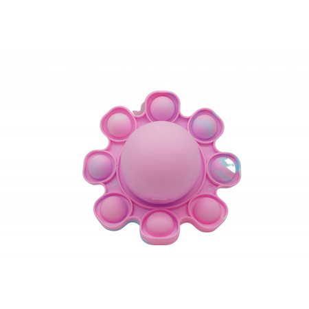 Cyrax Jucarie antistres din silicon, Pop It Now and Flip It, Caracatita reversibila, 20x10 cm, Model 3, Multicolor