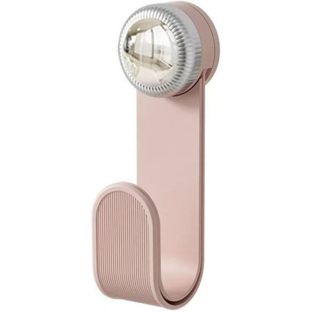 Suport de Bucatarie, Cyrax, Rotativ, din Plastic, Aplicare prin Lipire, 5 x 5 x 18.5 cm, Roz