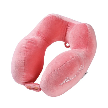 Perna de Calatorie,  Pentru Gat, din Bumbac, cu 4 Cocoase, Ajustabila, Roz