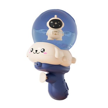 Pistol cu Apa pentru Copii, Cyrax, Multifunctional, Capacitate 250 mL, Model Astronaut, 15.6x8x8.9 cm, ABS, Albastru