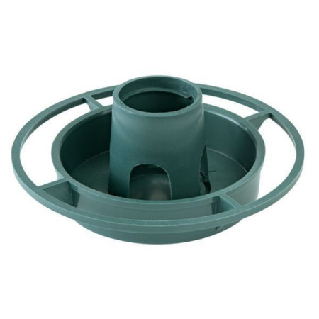 Suport Sticla pentru Hranit Pasari,  din Plastic, de Gradina, Fara Sticla, 12.5 x 3.8 x 2 cm, Verde