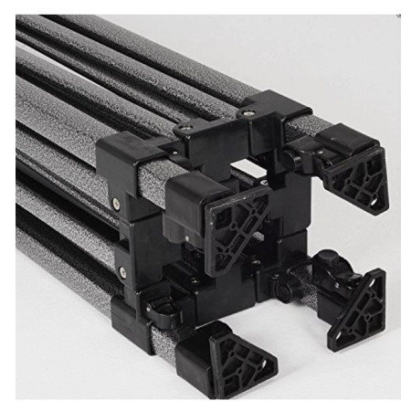 Cort pliabil pentru Evenimente  cadru metalic pentru curte si gradina, pereti laterali, 300 x 450 cm, Alb