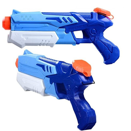 Pistol cu Apa pentru Copii, Rezervor, Pentru Piscina/Plaja, Cyrax, 6ani+,  Albastru, 300ML