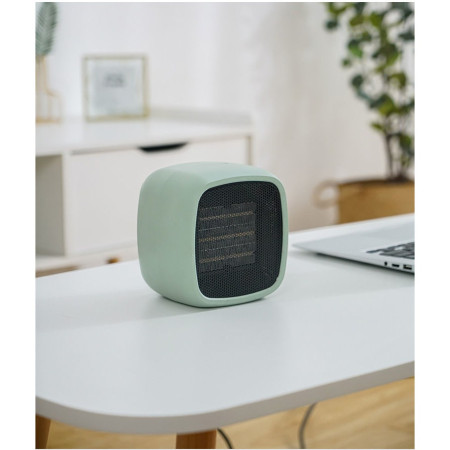 Mini radiator electric portabil  800 W, 2 trepte, 150x120x175 mm, roz