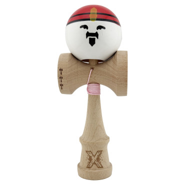 Kendama X Originala, Profesionala, Cyrax, Big Cups V2, Model Rege Super Sticky Legendary Cupe Mari, Rulment Metalic cu Ata 55 cm, Maner Maro