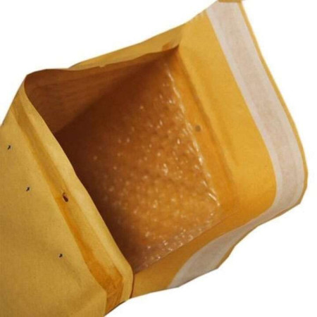 Plic antisoc cu bule  F16 , 240x350+40 mm, fara logo, 25.3 grame, lipire autoadeziva