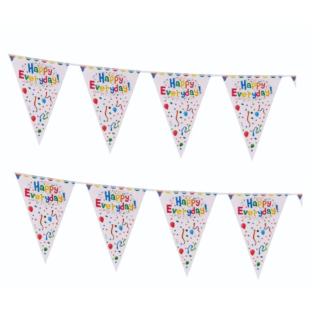 Set 9 Accesorii pentru Masa, Petrecere, Cyrax, Model Happy Everyday, 78 buc, Multicolor