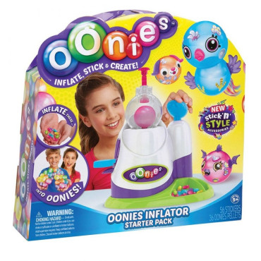 Cyrax Jucarie magica Bobo Sticky Oonies pentru umflat baloane, 32 baloane si 42 de accesorii incluse, multicolor