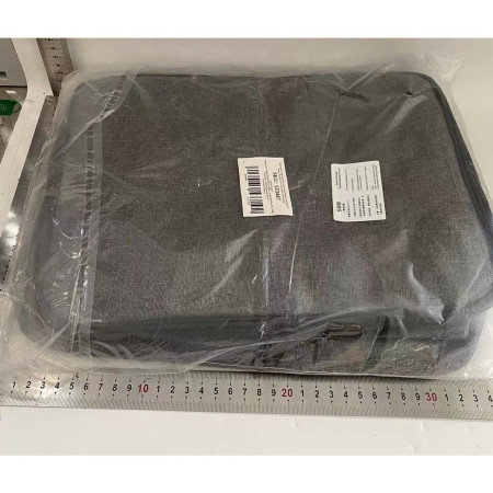 Geanta Flippy pentru Depozitare Acte si Documente, Facturi, Carduri, cu Cod de Securitate, 5 Compartimente, Impermeabila, 37 x 20 x 27 cm, Gri