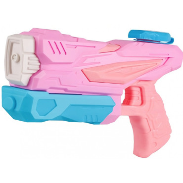 Pistol cu Apa pentru Copii, Rezervor, Pentru Piscina/Plaja, Cyrax, 6ani+,  3 duze, Roz, 300ML