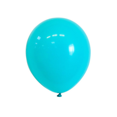 Set 12 Baloane, Cyrax, din Latex Standard, 30 cm, Turcoaz