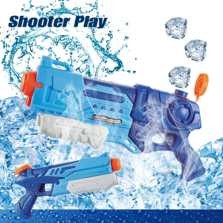 Pistol cu Apa pentru Copii, Rezervor, Pentru Piscina/Plaja, Cyrax, 6ani+, Albastru, 900ML