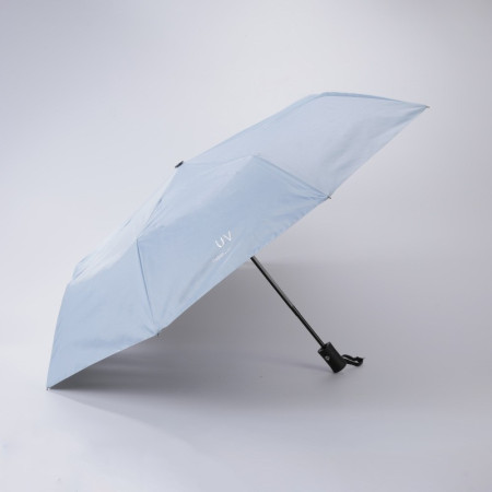 Umbrela,  Protectie UV Soare, Protectie Ploaie, Pliabila, din Vinil si Otel, 96 x 67 cm, Albastru