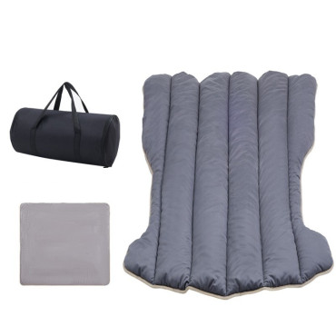 Saltea Speciala de Calatorie,  Tesla Model Y / 3, pentru Camping, Portbagaj, Spate, pentru Dormit in Aer Liber, Geanta si Perna Incluse, Gri