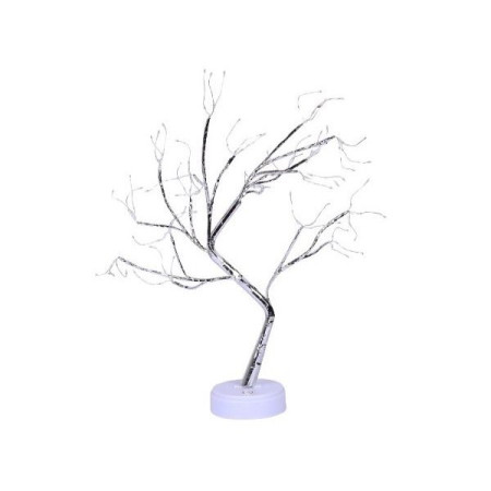 Lampa de veghe LED cu baterii si USB,  Model Copac din cupru, Multicolor