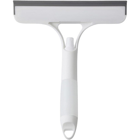 Racleta de Curatare 3 in 1,  Multifunctional, Pentru Casa si Masina, Pulverizator de Spray, Racleta din Silicon si Burete, 21.5 x 25.7 cm, Alb