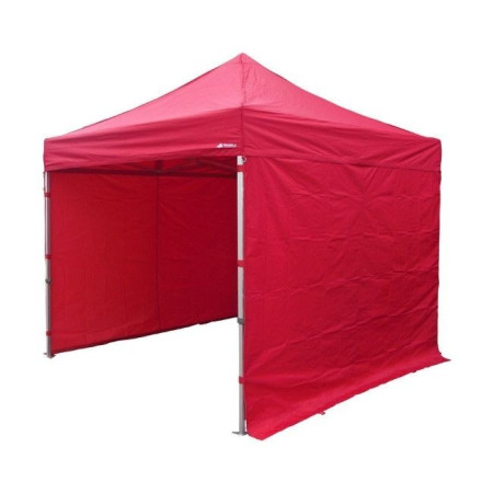 Perete Lateral Cort Evenimente 18 m,  material textil oxfort 700D Rosu