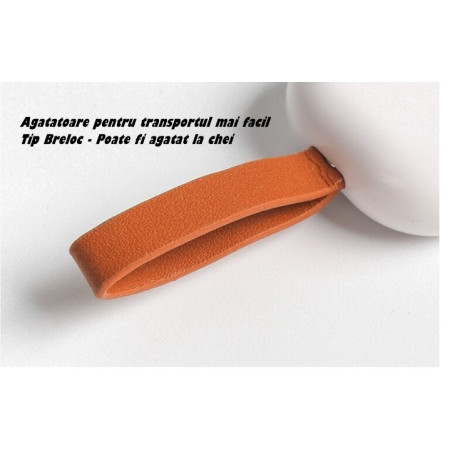 Cutie Depozitare Medicamente,  Portabila, 3 Compartimente, Tip Breloc, Plastic, Glisanta, Gri, 10.7x3.6x1.6 cm