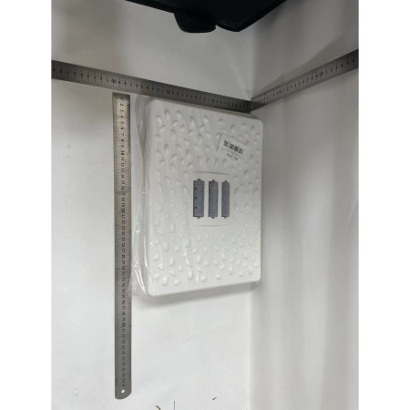 Suport Ergonimic pentru Picioare,  Plastic, cu Role de Masaj pentru Talpi, pentru Birou, Usor de Transportat, Detasabil, 33.5x24x12 cm, Alb