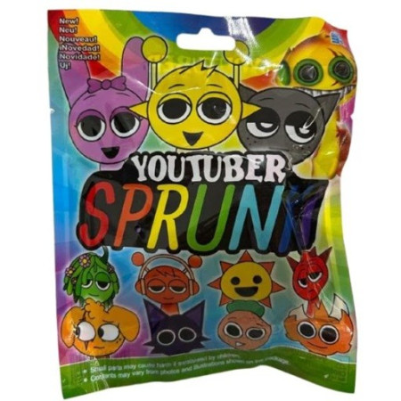 Mini Figurina Sprunki, Cyrax, MisteryBox, 12 Personaje Diverse de Colectionat, 6.8 - 8.2 cm, Multicolor