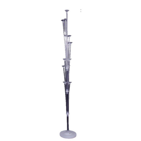 Suport pentru Baloane, Cyrax, cu Un Strat, pentru 19 Baloane, 160 cm, Transparent