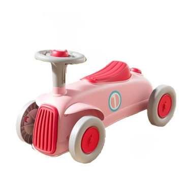 Masinuta Ride-On Cyrax, cu Sistem Anti-Rasturnare, Claxon pe Volan, 1-6 Ani, 60 x 28 x 34 cm, Roz