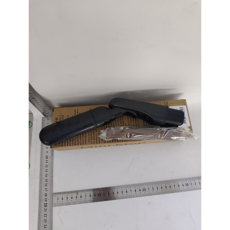 Mop Plat cu Pulverizare,  Recipient pentru Solutie de Suprafete, Geamuri, Interior Auto, Maner Scurt, Usor de Utilizat, Sistem de Stoarcere, 15.5 x 15.5 x 12.5 cm, Negru