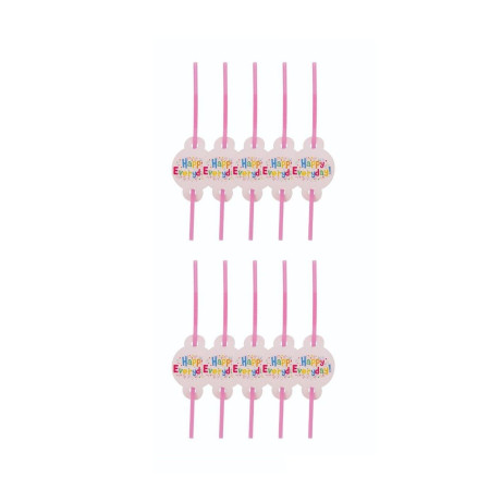 Set 10 Paie, Cyrax, Model Happy Everyday, 31 x 16 cm, Multicolor