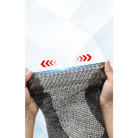 Plasa de umbrire neagra, latime 2 m, lungime 50 m,  protectie UV, Grad de umbrire 55-65%