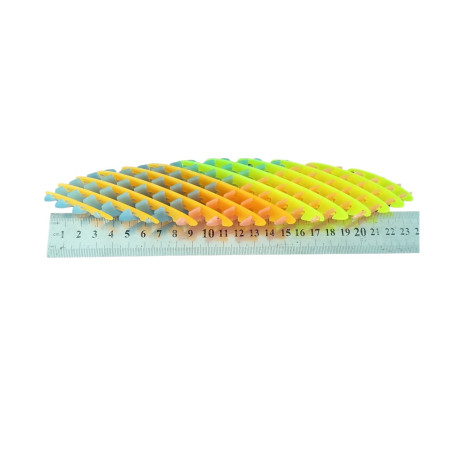 Jucarie Worm Fidget de Decompresie, Cyrax, Anti Stres, Dimensiune Compacta 10 cm, Dimensiune Extinsa 24.5 cm, Multicolor