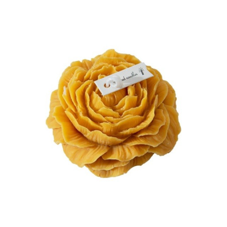 Lumanare Parfumata,  Model Trandafir, Ardere 10h, 70 g, 7.5 x 3.5 cm, Parfum de Citrice, Portocaliu