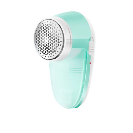 Aparat Pentru Curatat Scame, Par Si Praf,  Pentru Diferite Tipuri De Material, Cu Lame Din Otel Inoxidabil, Incarcare Prin USB Type-C, Cu Perie De Curatare si Cablu USB Incluse, 13x7 cm, Verde