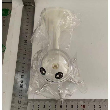 Suport Cuier pentru Perete,  Model Caracatita, Adeziv, 10 x 8.5 cm, 6 Brate, Alb